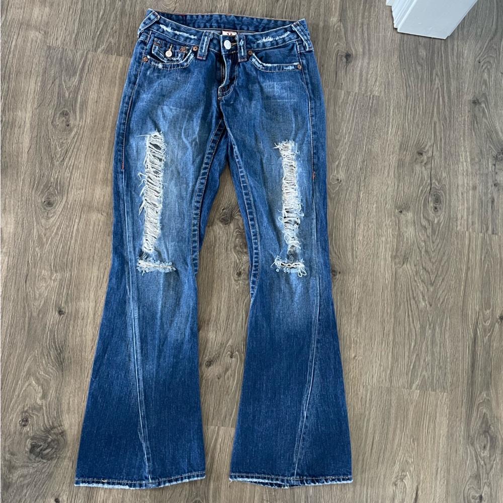 True Religion #503 World Tour flare jeans
